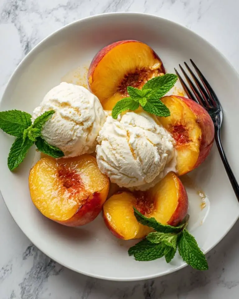 Air Fryer Peaches with Brown Sugar and Cinnamon Recipe