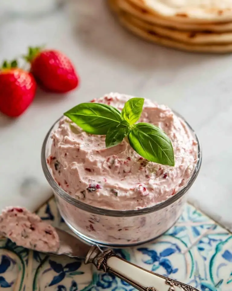 Whipped Strawberry Basil Butter Recipe