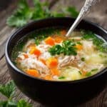 Chicken Gizzard Mushroom Soup Recipe