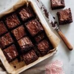 9x13-Inch Chewy Fudgy Bakery-Style Brownies Recipe