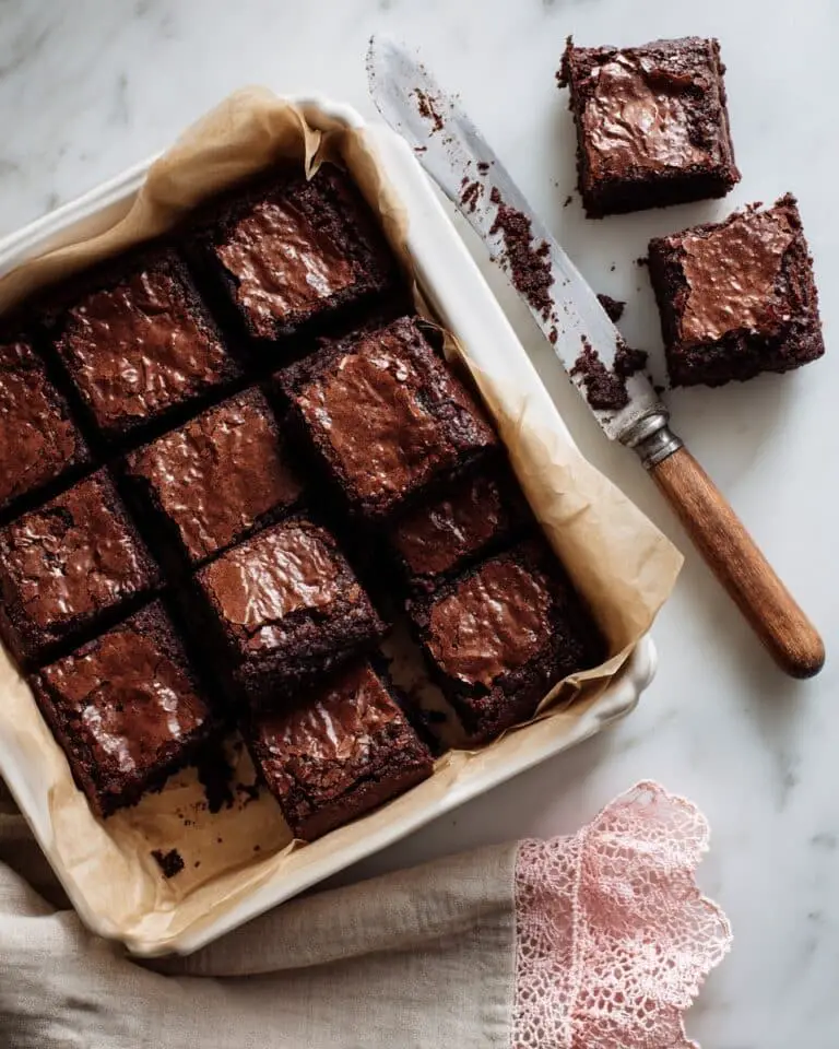 9×13-Inch Chewy Fudgy Bakery-Style Brownies Recipe