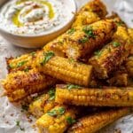 Garlic Butter Corn Ribs with Charred Bits Recipe