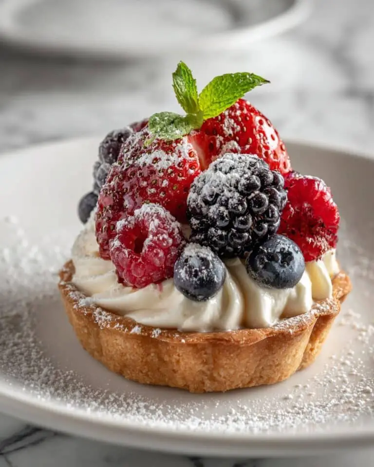 Vanilla Bean Berry Cream Tart Recipe