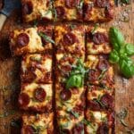 Easy Sheet Pan Tomato Herb Pizza Recipe
