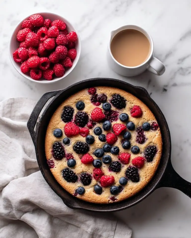 Mixed Berry Jam & Dutch Baby Pancake – A Perfect Oven-Baked Breakfast Recipe