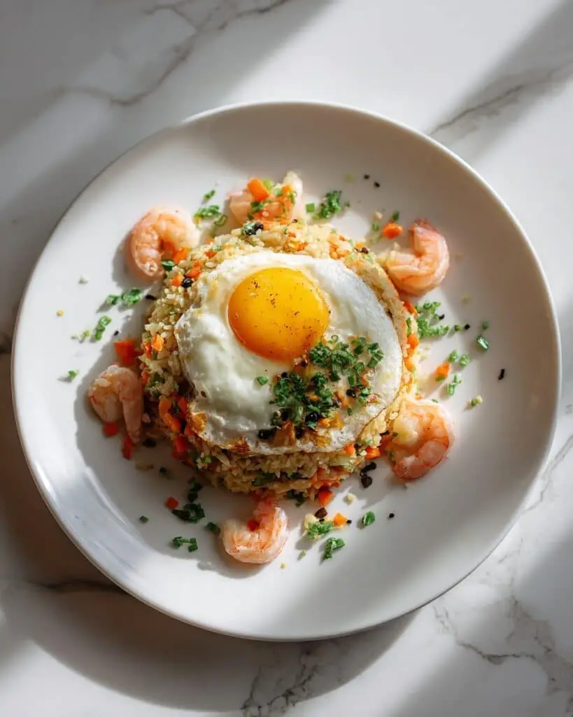 Black Garlic Shrimp Fried Rice Recipe