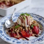 Strawberry Basil Crumble Recipe