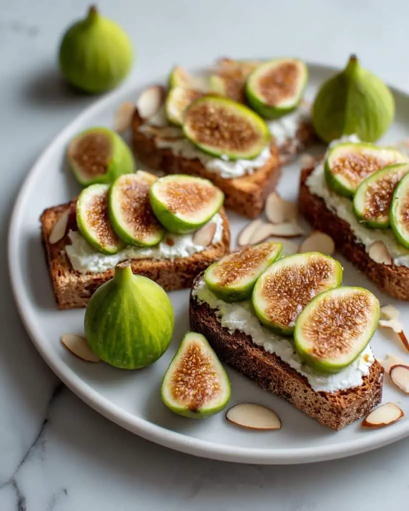 Spiced Chai Latte Cakes with Figs and Toasted Almonds Recipe