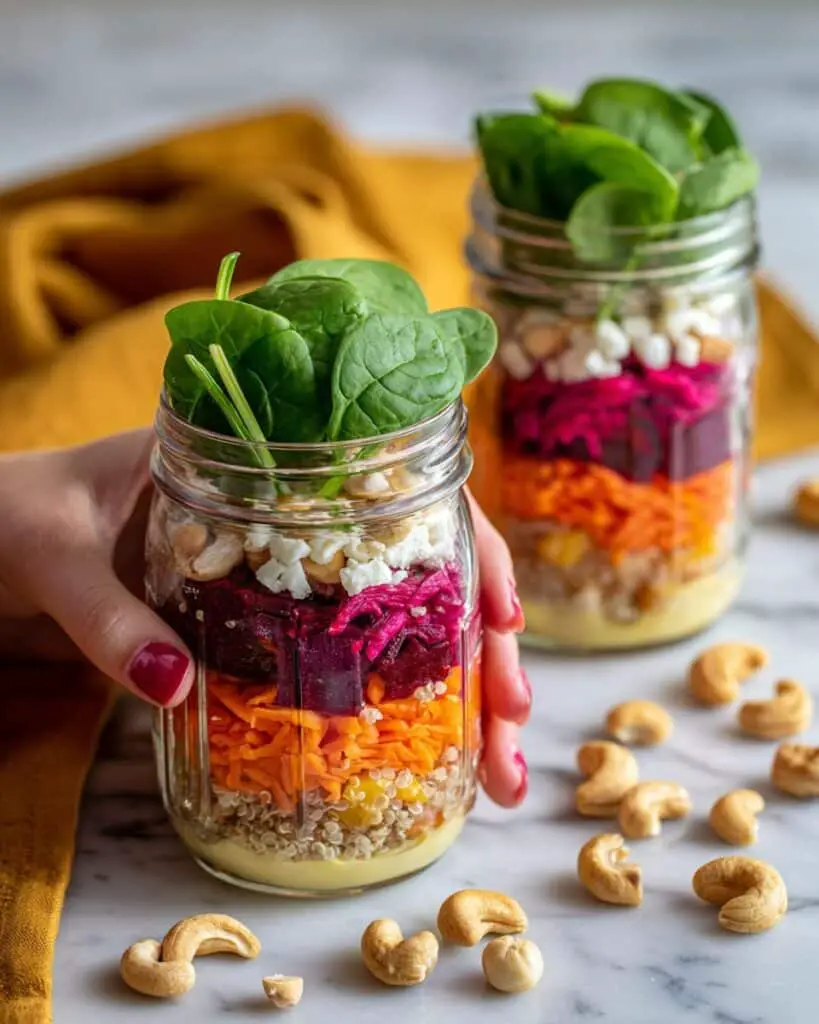 Beet Power Mason Jar Salad Recipe