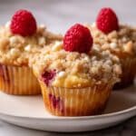 Raspberry White Chocolate Muffin Cake Recipe