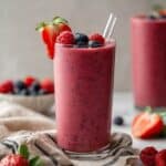 Kefir Smoothie with Mixed Berries and Banana Recipe