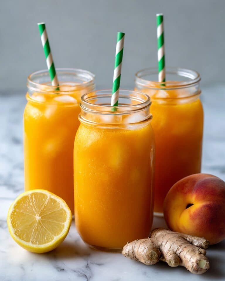 Ginger Peach Lemonade Recipe