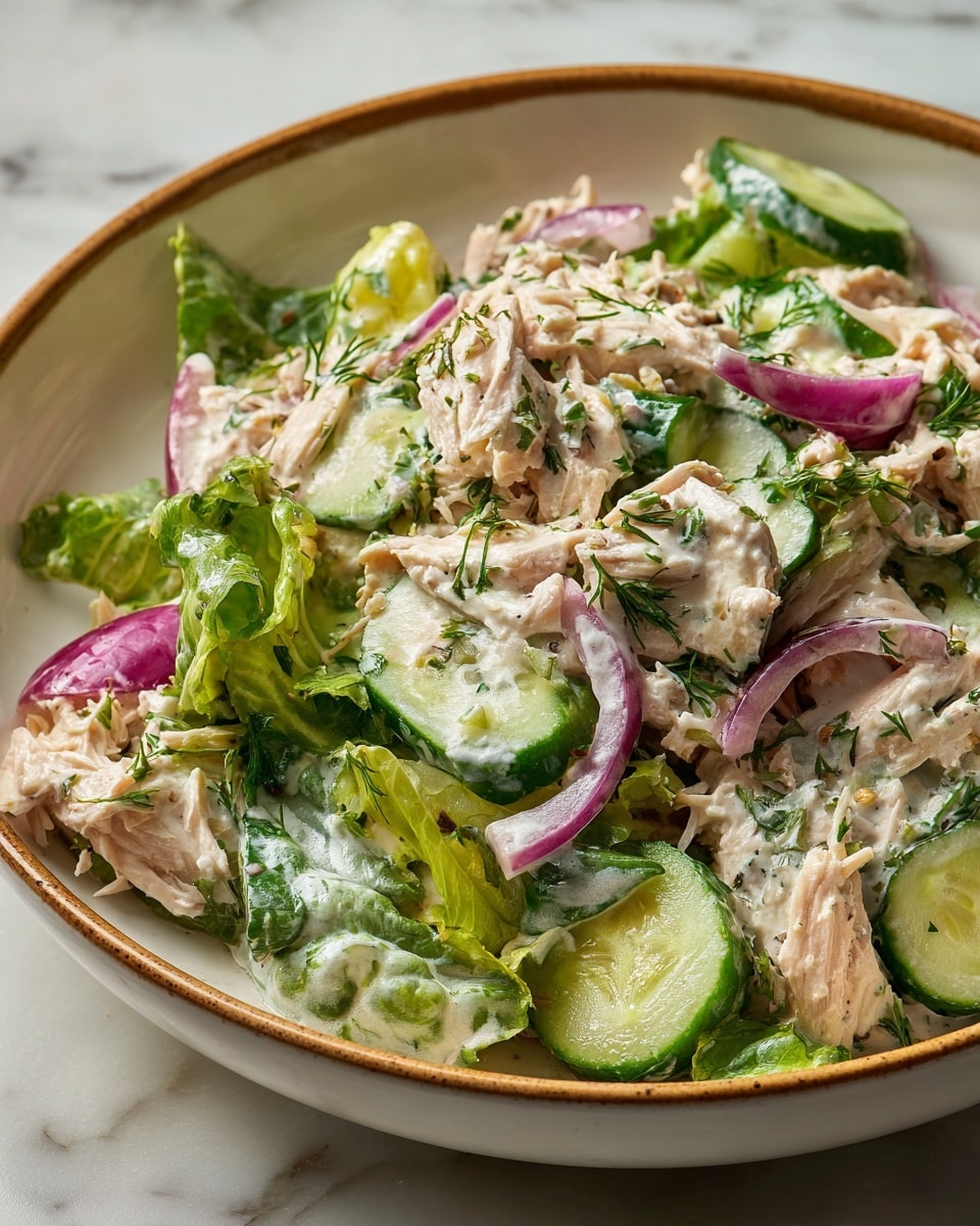 Fresh and Flavorful Tzatziki Chicken Salad Recipe