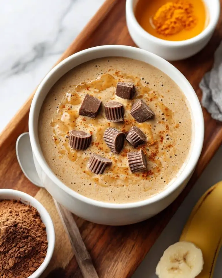 Peanut Butter Cup Protein Fluff Recipe