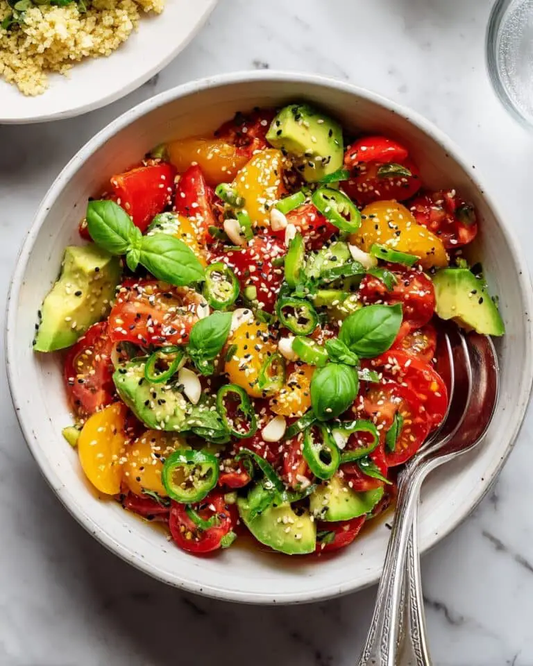 Spicy Watermelon Tomato Salad Recipe