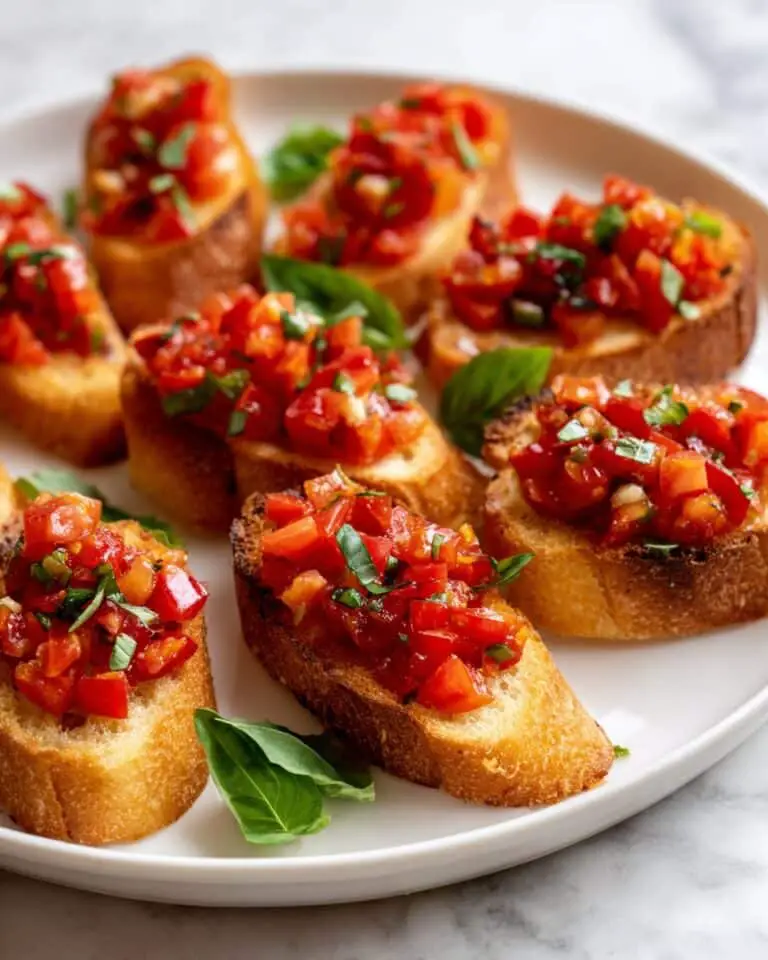 Bruschetta with Tomato and Basil Recipe