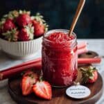 Small Batch Strawberry Rhubarb Jam Recipe