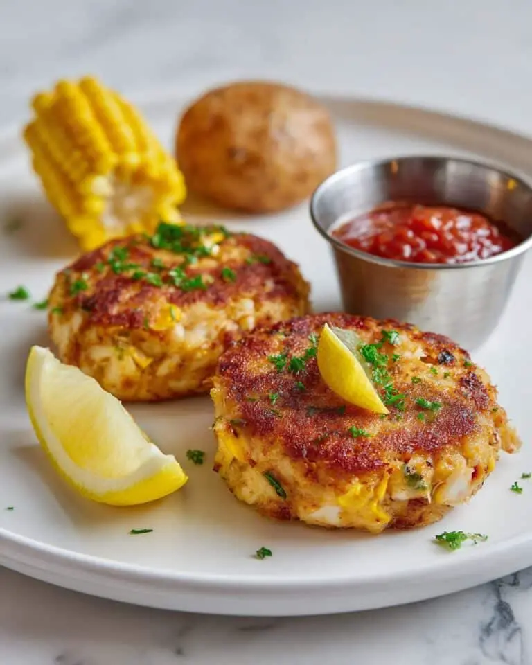 Crab Cakes with Old Bay and Lemon Recipe