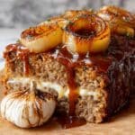 Crockpot French Onion Meatloaf with Melted Swiss Cheese Recipe