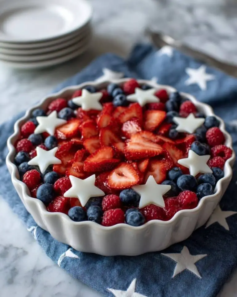 Red White and Blue Fruit Salad Recipe