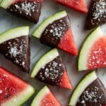 Chocolate-Covered Watermelon Wedges Recipe