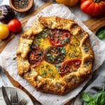 Summer Tomato Galette with Goat Cheese and Fresh Herbs Recipe