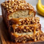 Greek Yogurt Banana Bread With Brown Sugar Pecan Glaze Recipe