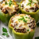 Cheesesteak Stuffed Bell Peppers Recipe