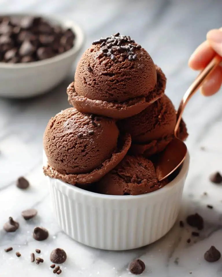 Creamy Chocolate Cottage Cheese Ice Cream (Low-Carb, High-Protein, No Ice Cream Maker) Recipe