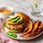 Jalapeño Pepper Jack Turkey Burgers Recipe
