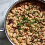 Creamy Tuscan Butter Beans with Sun-Dried Tomatoes and Fresh Basil Recipe