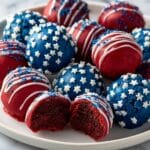 Patriotic Oreo Balls Recipe