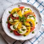 Heirloom Tomato and Fresh Mozzarella Salad with Mint Pesto Recipe
