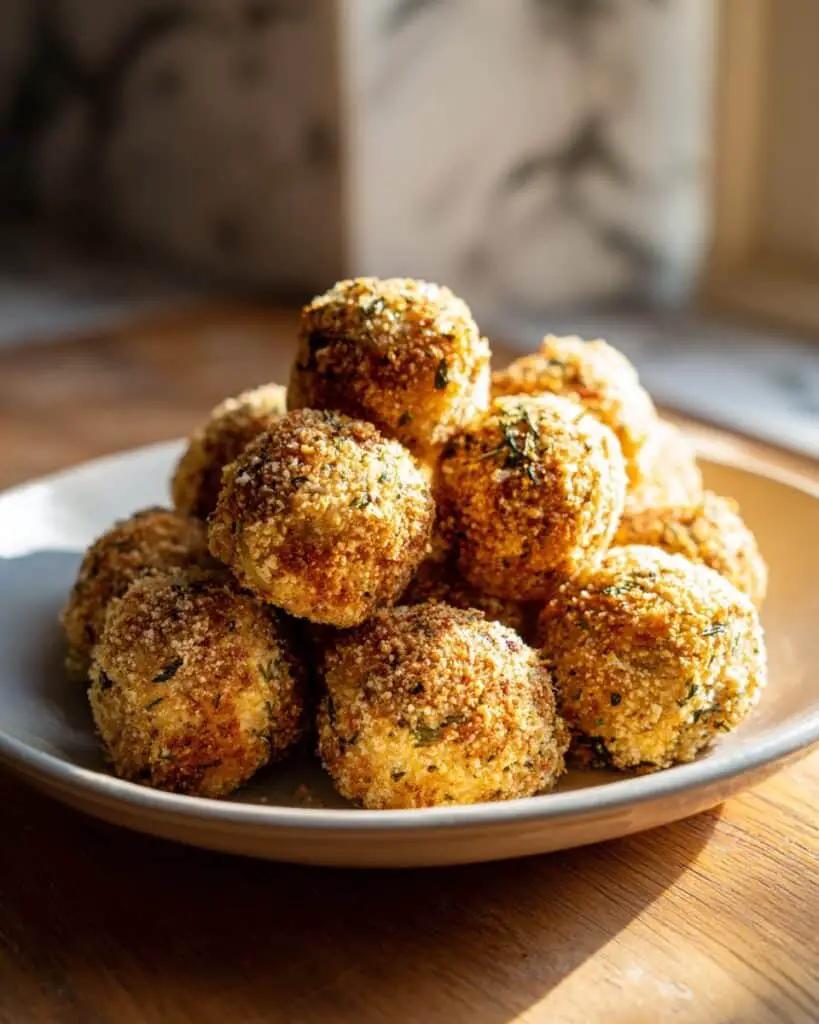 Crispy Zucchini Garlic Bites Recipe