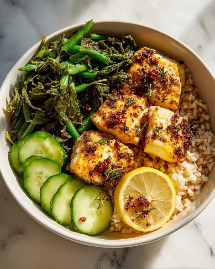 Spicy Garlic Butter Tilapia Bowl Recipe