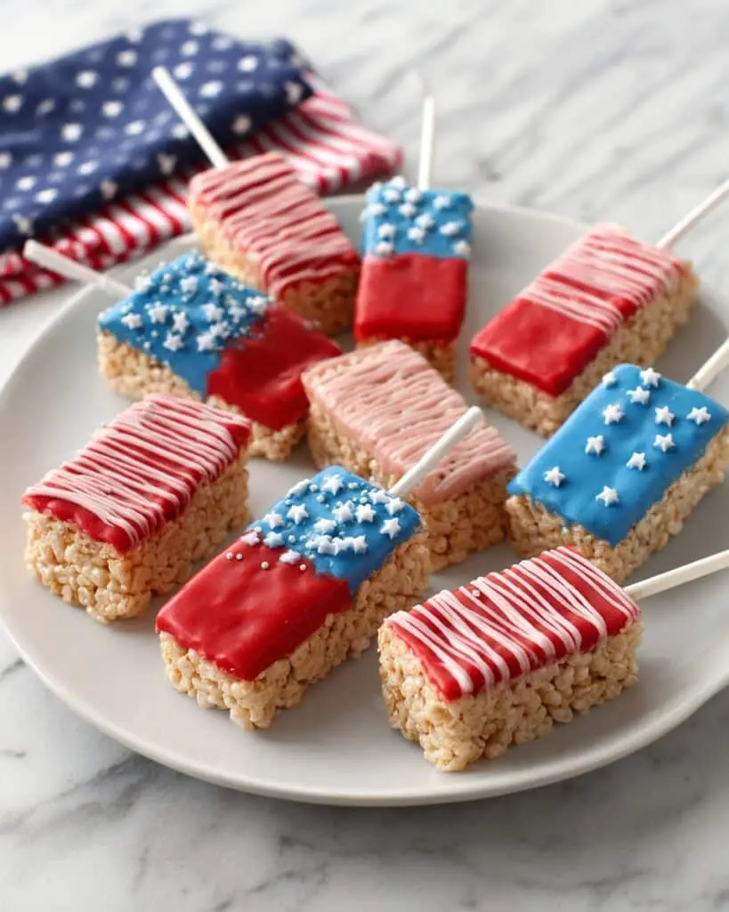 Stars-and-Stripes Cereal Treats Recipe