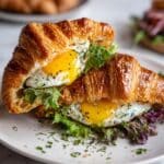 Breakfast Croissant Melt with Honey Butter Recipe