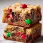 Soft M&M Cookie Bars Recipe