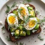 Loaded Avocado Toast with Cherry Tomatoes, Feta, and Bacon Recipe