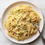 Lemon Butter Pasta with Garlic and Parmesan Recipe